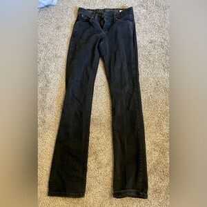 Black Wrangler Boot Cut Jeans